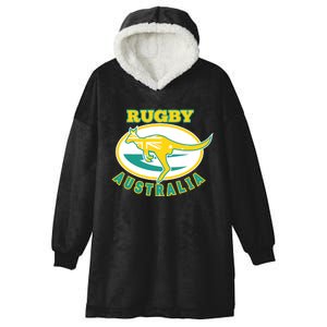 Australia Rugby Wallabies Rugby Jersey Australian Flag Hooded Wearable Blanket