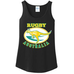 Australia Rugby Wallabies Rugby Jersey Australian Flag Ladies Essential Tank