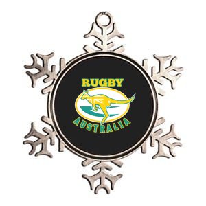 Australia Rugby Wallabies Rugby Jersey Australian Flag Metallic Star Ornament