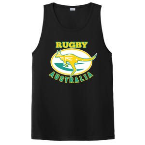 Australia Rugby Wallabies Rugby Jersey Australian Flag PosiCharge Competitor Tank