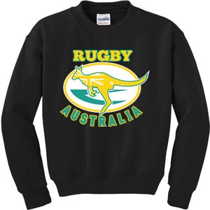 Australia Rugby Wallabies Rugby Jersey Australian Flag Kids Sweatshirt