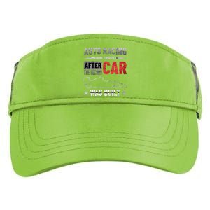 Auto Racing Was Built Funny Auto Racing Mechanic Gift Adult Drive Performance Visor