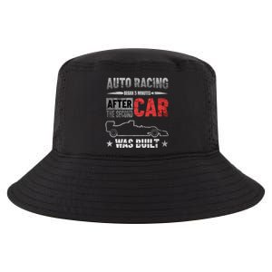 Auto Racing Was Built Funny Auto Racing Mechanic Gift Cool Comfort Performance Bucket Hat