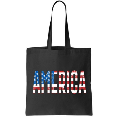 America Red White Blue Stars And Stripes Bag