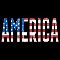 America Red White Blue Stars And Stripes Womens Tank Top