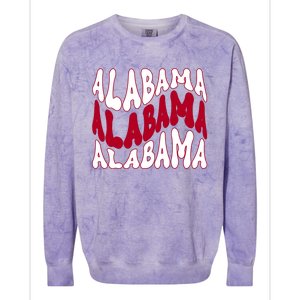 Alabama Retro Wave Colorblast Crewneck Sweatshirt