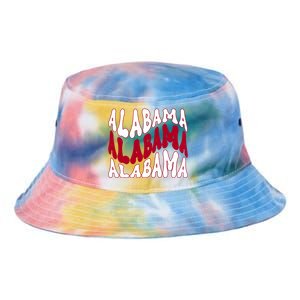 Alabama Retro Wave Tie Dye Newport Bucket Hat