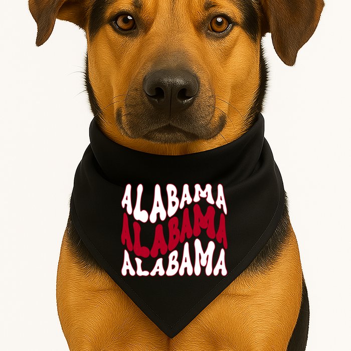 Alabama Retro Wave USA-Made Doggie Bandana