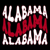 Alabama Retro Wave USA-Made Doggie Bandana