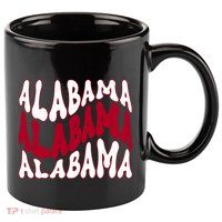 Alabama Retro Wave 11oz C Handle Ceramic Mug