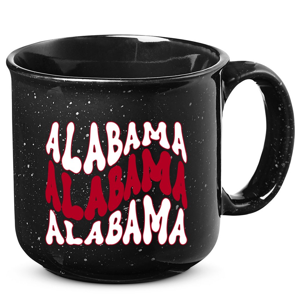 Alabama Retro Wave 15oz Campfire Ceramic Mug