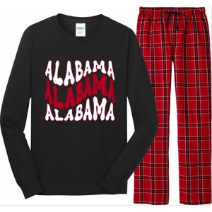 Alabama Retro Wave Long Sleeve Pajama Set