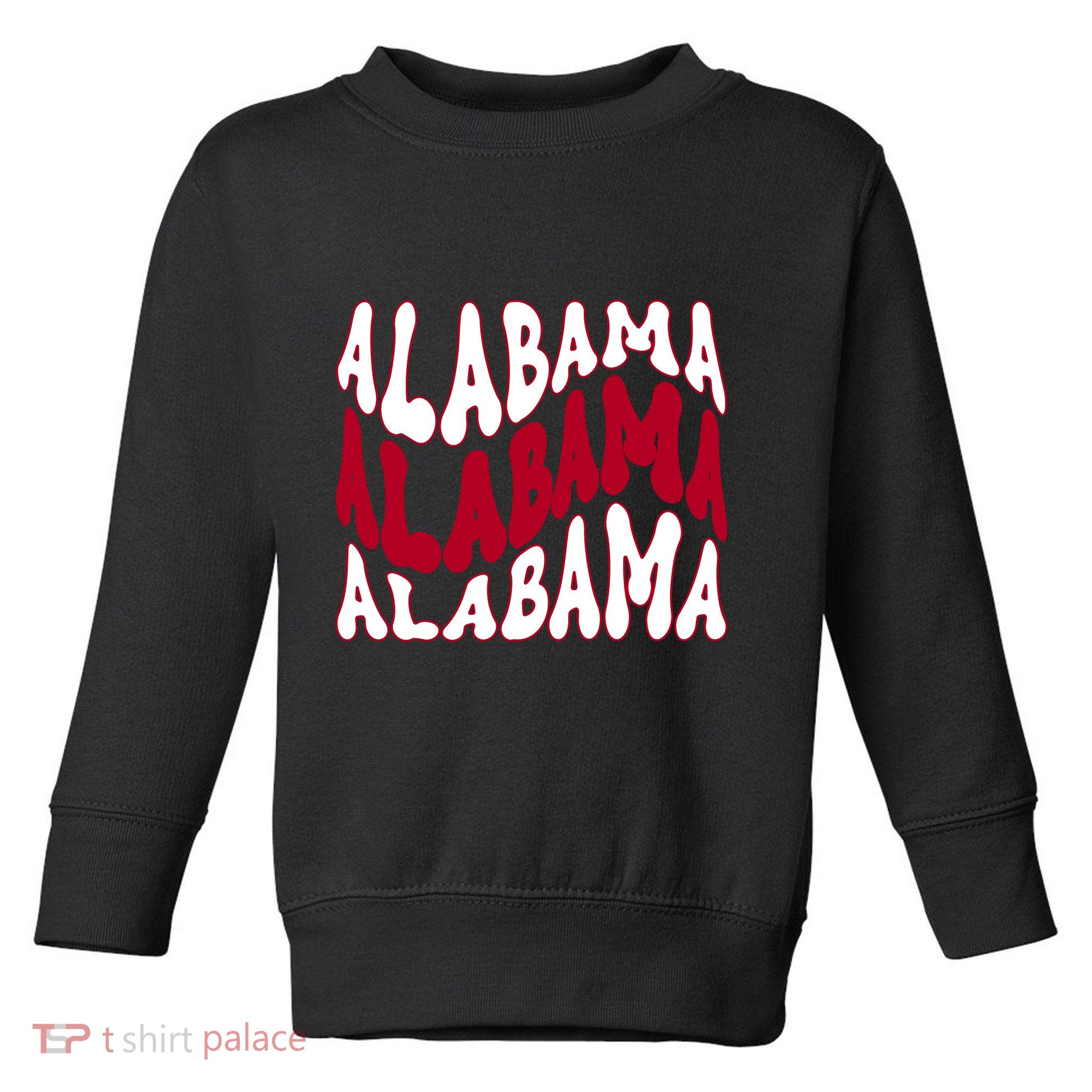 Alabama Retro Wave Toddler Sweatshirt