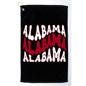 Alabama Retro Wave Platinum Collection Golf Towel