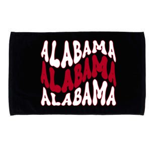 Alabama Retro Wave Microfiber Hand Towel