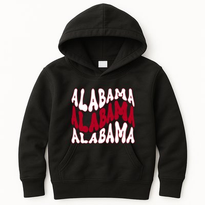 Alabama Retro Wave Kids Hoodie