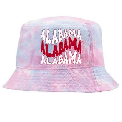 Alabama Retro Wave Tie-Dyed Bucket Hat