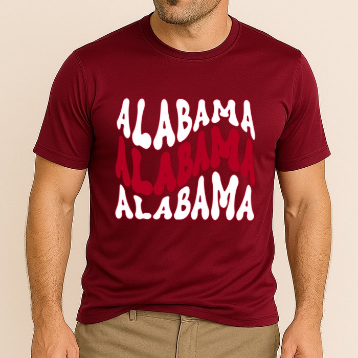 Alabama Retro Wave Cooling Performance Crew T-Shirt