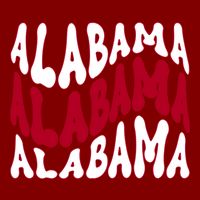 Alabama Retro Wave Cooling Performance Crew T-Shirt