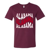 Alabama Retro Wave V-Neck T-Shirt