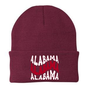 Alabama Retro Wave Knit Cap Winter Beanie