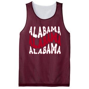 Alabama Retro Wave Mesh Reversible Basketball Jersey Tank