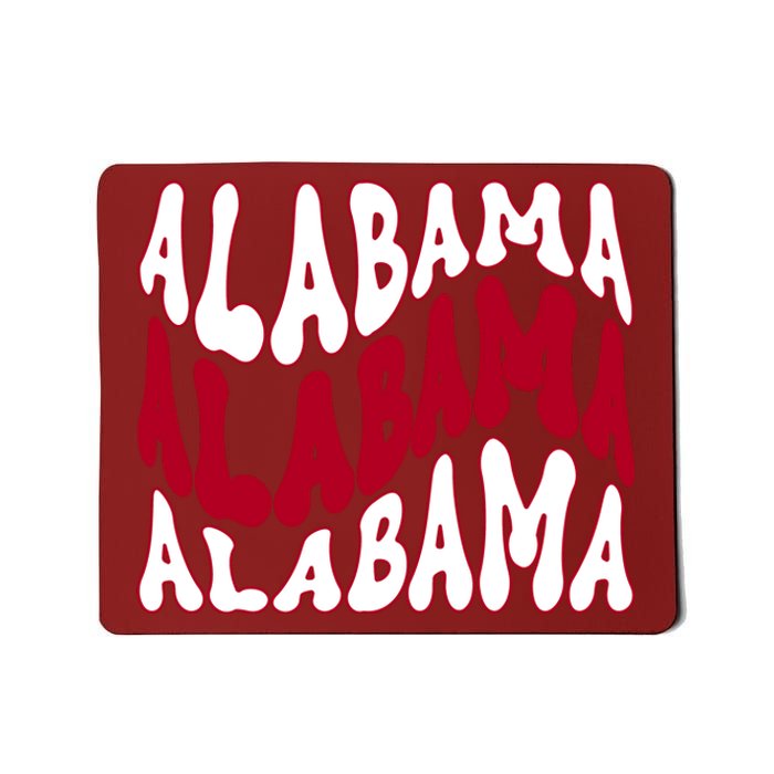 Alabama Retro Wave Mousepad