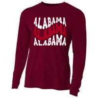 Alabama Retro Wave Cooling Performance Long Sleeve Crew