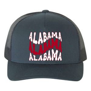 Alabama Retro Wave Yupoong Adult 5-Panel Trucker Hat