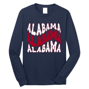 Alabama Retro Wave Long Sleeve Shirt