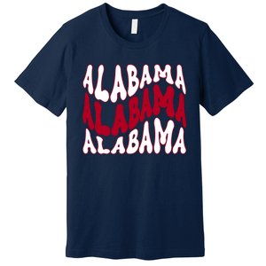 Alabama Retro Wave Premium T-Shirt