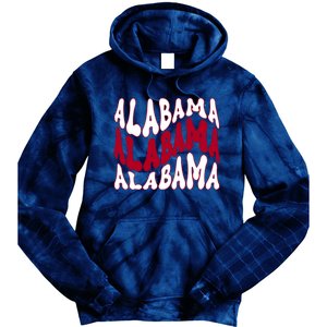 Alabama Retro Wave Tie Dye Hoodie