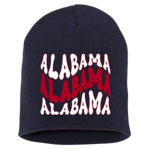 Alabama Retro Wave Short Acrylic Beanie