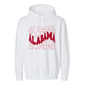 Alabama Retro Wave Garment-Dyed Fleece Hoodie