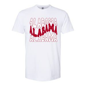 Alabama Retro Wave Softstyle CVC T-Shirt