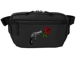 A Revolver With A Rose For Gun Lovers 2nd Adt 2a Gift Crossbody Pack