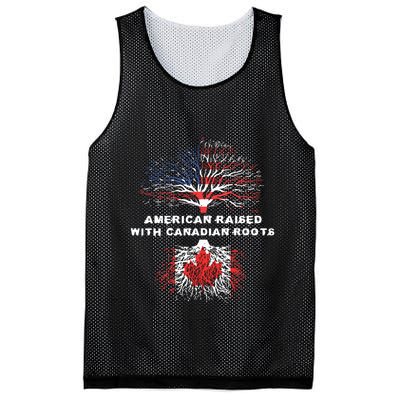 American Raised With Canadian Roots Canada Mesh Reversible Basketball Jersey Tank