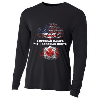 American Raised With Canadian Roots Canada Cooling Performance Long Sleeve Crew