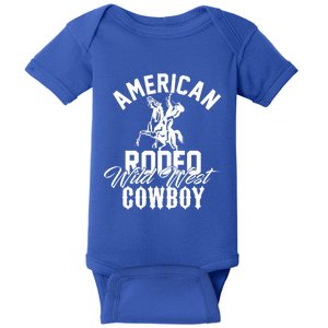 American Rodeo Wild West Cowboy Western Howdy Gift Baby Bodysuit