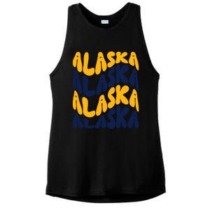 Alaska Retro Wave Ladies PosiCharge Tri-Blend Wicking Tank