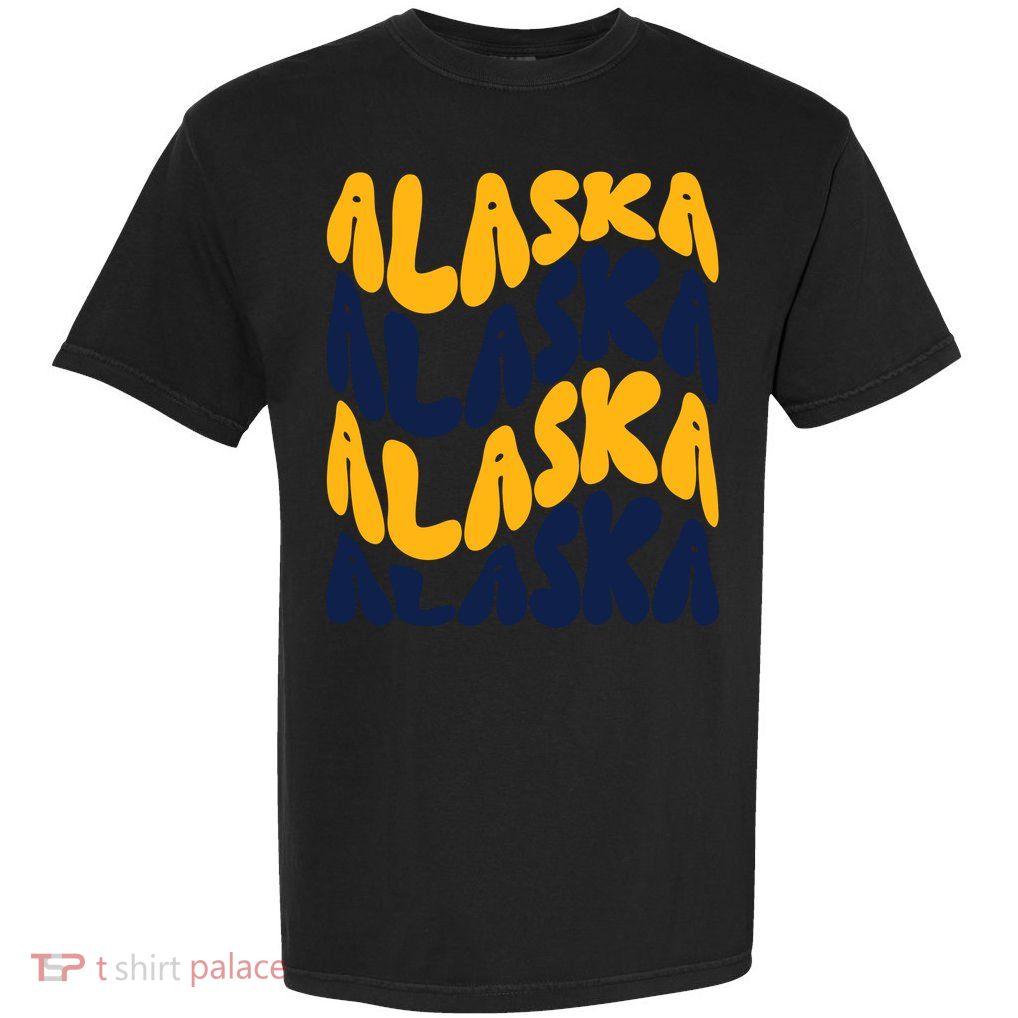 Alaska Retro Wave Garment-Dyed Heavyweight T-Shirt