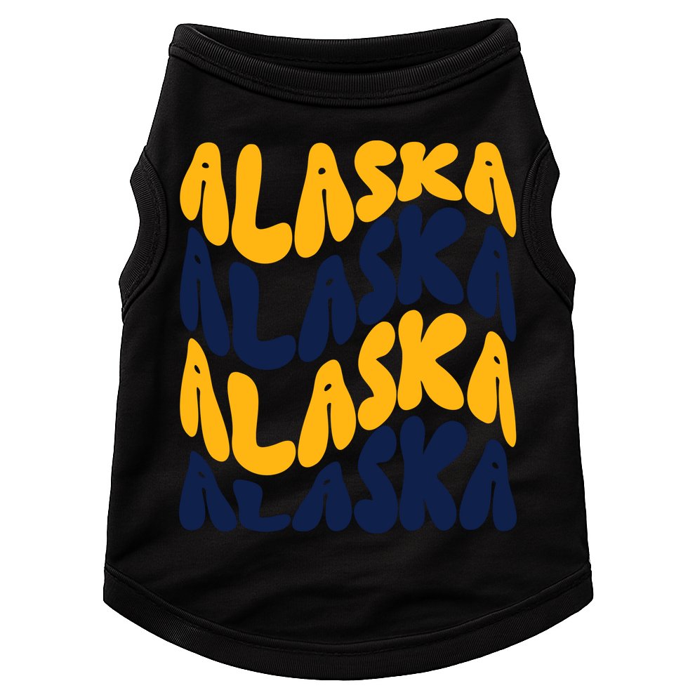 Alaska Retro Wave Doggie Tank