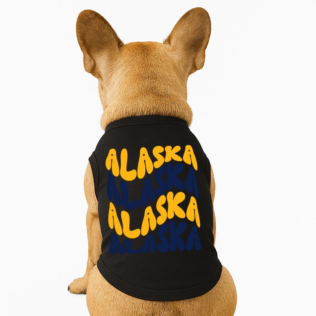 Alaska Retro Wave Doggie Tank
