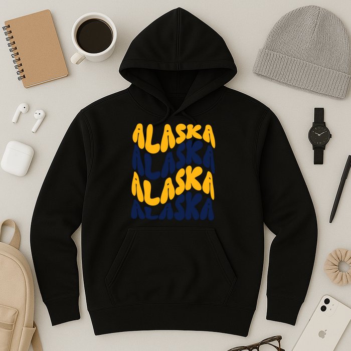 Alaska Retro Wave Hoodie