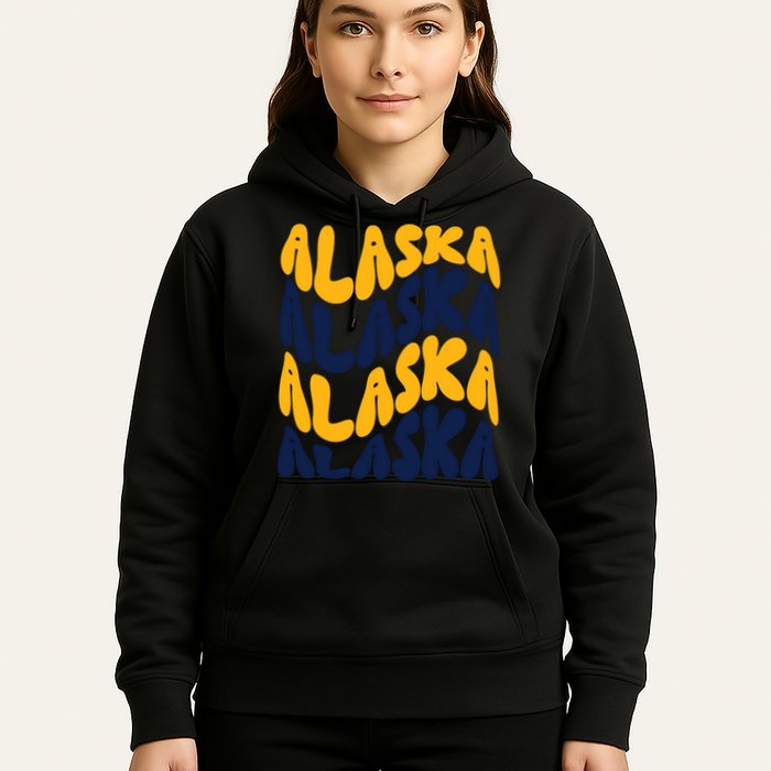 Alaska Retro Wave Hoodie