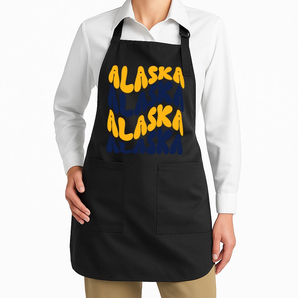 Alaska Retro Wave Apron