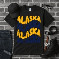 Alaska Retro Wave Tall T-Shirt