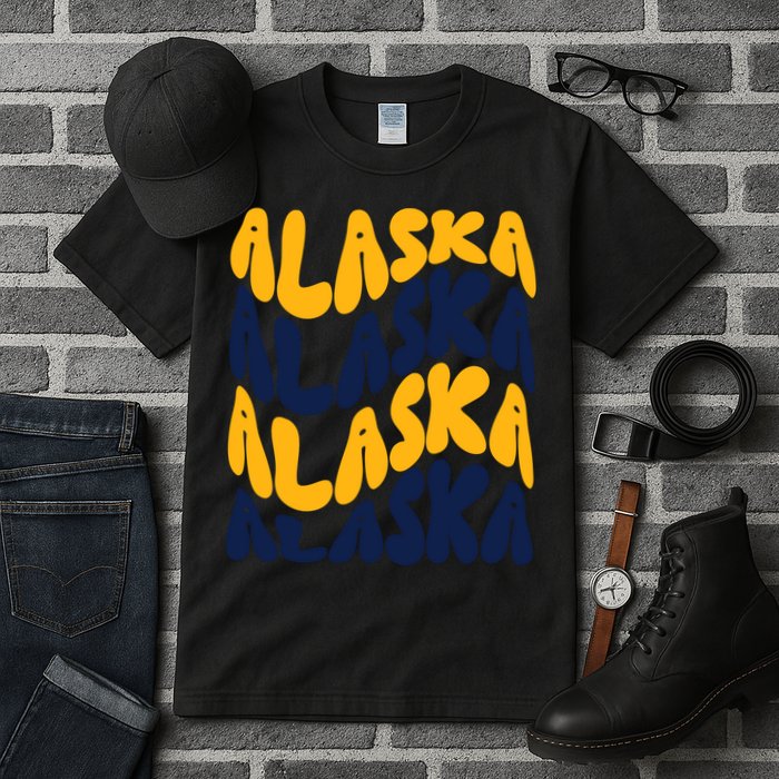 Alaska Retro Wave Tall T-Shirt