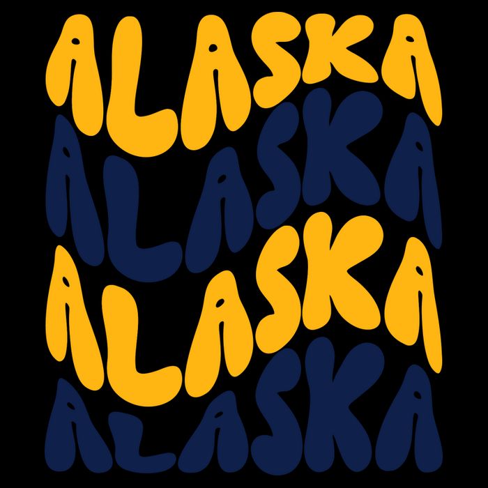 Alaska Retro Wave Tall T-Shirt