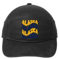 Alaska Retro Wave 7-Panel Snapback Hat